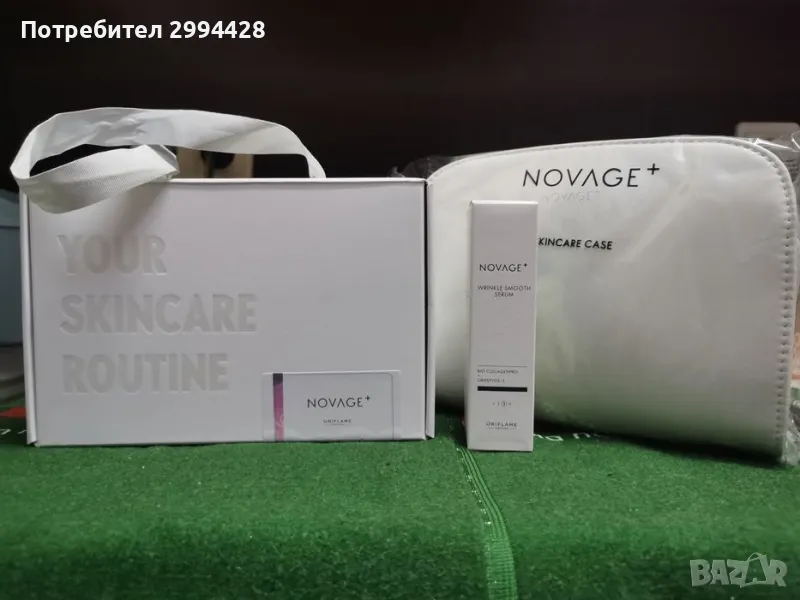 Комплект Novage +Wrinkle Smooth от Орифлейм+серум +несесер , снимка 1