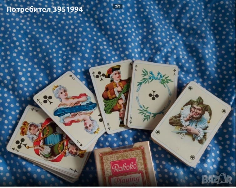 Търся тесте карти Рококо, снимка 1