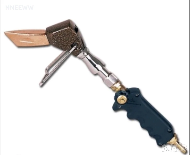 Газов поялник с медна глава с ветрозащита, снимка 1