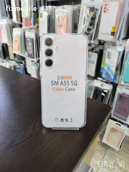 Samsung Galaxy A55 5G Прозрачен силиконов гръб/кейс, снимка 1