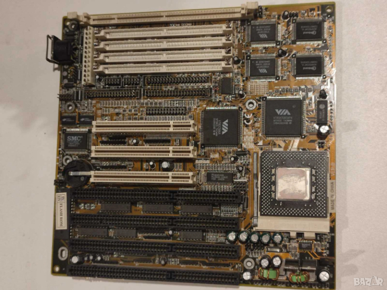 Платка с процесор intel Pentium 200 за ретро компютър, снимка 1