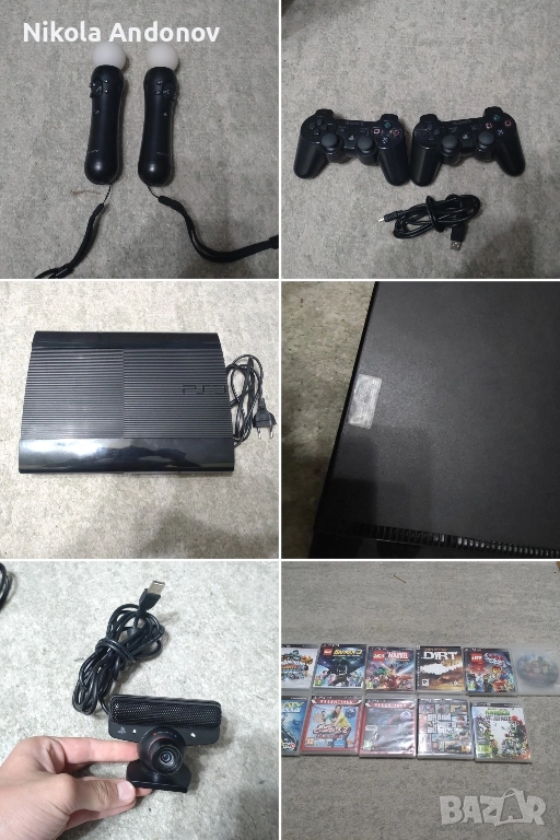 Конзола PS3 super slim. С 11 ИГРИ!!!, снимка 1
