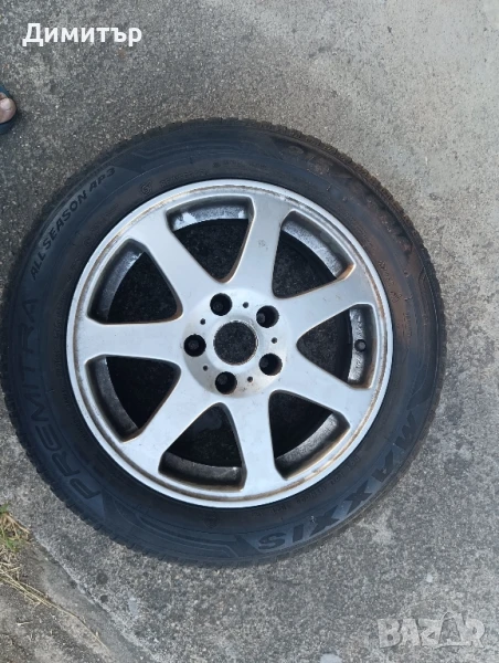 Продавам 4 лети джанти 16 цола със зимни гуми, снимка 1