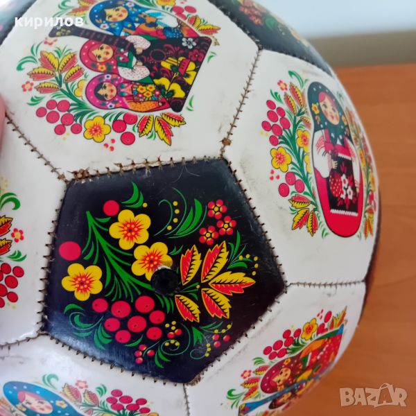 Красива, уникална футболна топка, снимка 1
