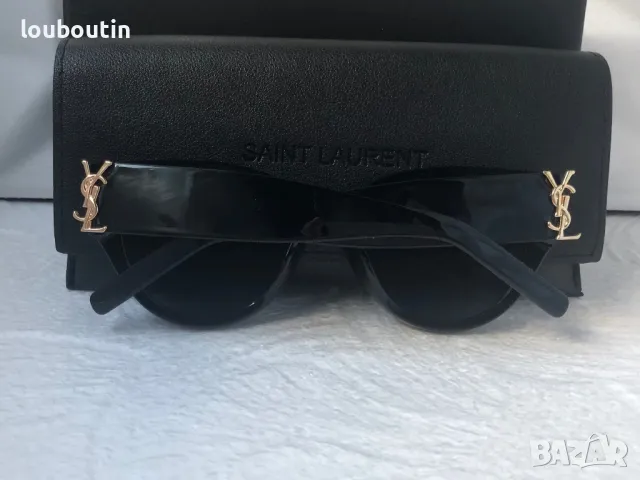 YSL Saint Laurent 2024 дамски слънчеви очила котка, снимка 15 - Слънчеви и диоптрични очила - 46931530