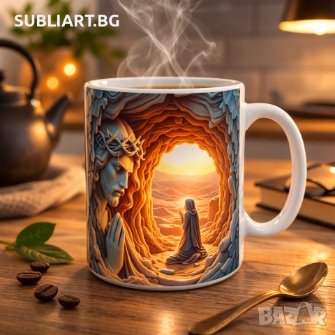 Чаша със снимка(Великден) , снимка 2 - Чаши - 53840924