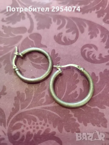 сребърни обеци 20лв 