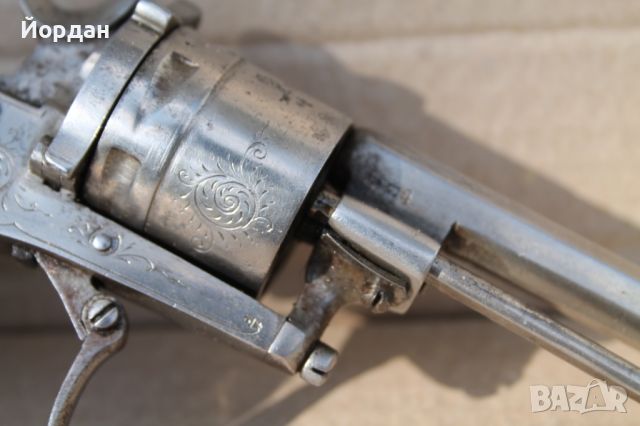 Белгииски револвер, снимка 6 - Антикварни и старинни предмети - 45469271