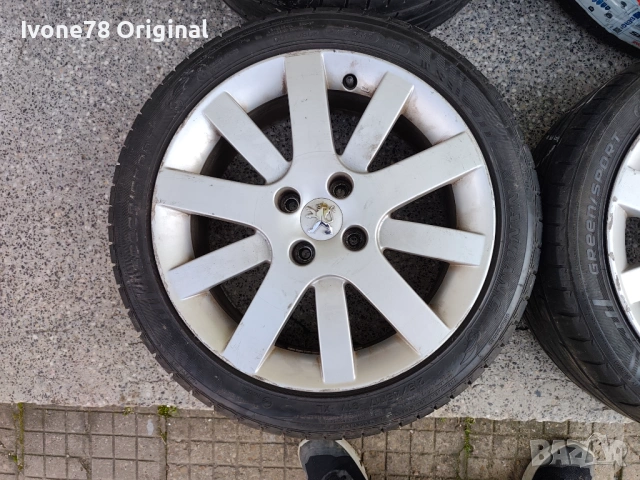 ПРОМО Алуминиеви Джанти за Peugeot Citroen 4x108 17 цола.Отлично състояние., снимка 4 - Гуми и джанти - 53711174