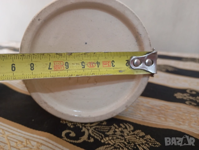 порцеланова чаша с метален капак, снимка 4 - Други ценни предмети - 53752828