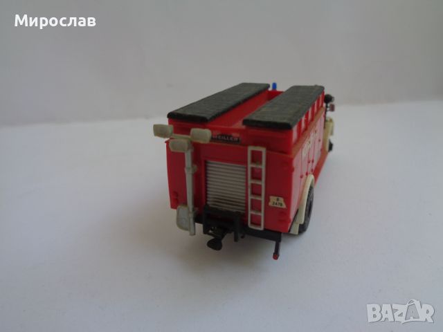 ROCO ? PREISER? H0 1/87 MAGIRUS МОДЕЛ ИГРАЧКА ПОЖАРНА КАМИОН, снимка 4 - Колекции - 46744217