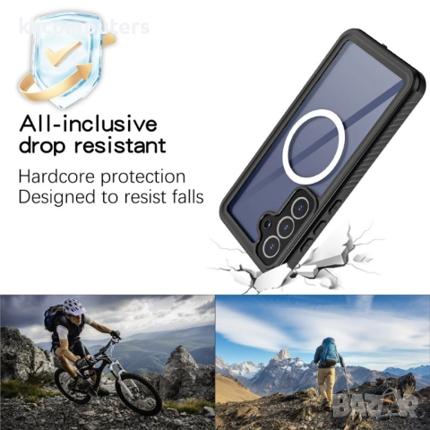 Водоустойчив калъф REDPEPPER FS Series за Samsung Galaxy S25 FE – IP68 защита, удароустойчив и съвме, снимка 3 - Калъфи, кейсове - 52248526