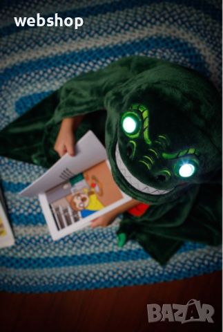 Детско Одеяло със Светещи очи , Динозавър/Еднорог, снимка 7 - Спално бельо и завивки - 46123861