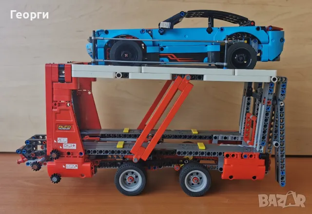 Lego Technic 42098 Автовоз + 42093 Chevrolet Corvette ZR1, снимка 9 - Конструктори - 49110776