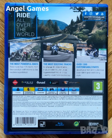 Ride 2 PS4 Playstation 4 Плейстейшън 5 PS PS5 мотори игра двама играчи, снимка 2 - Игри за PlayStation - 52589983