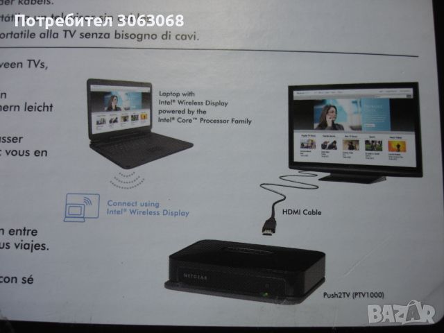 Безжичен дисплей-адаптер Netgear, снимка 2 - Мрежови адаптери - 45541496