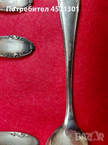 Сребърни лъжици , снимка 5 - Антикварни и старинни предмети - 51442755
