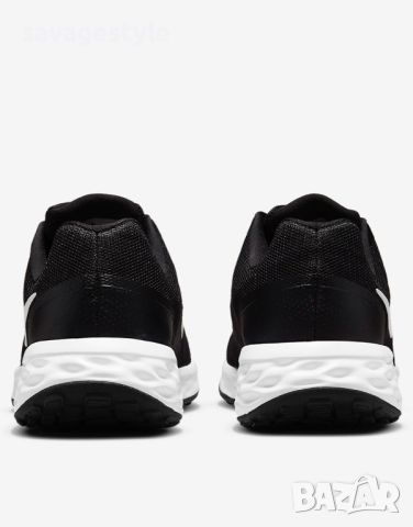 Мъжки маратонки NIKE Revolution 6 Next Nature Shoes Black/White M, снимка 4 - Маратонки - 45892354