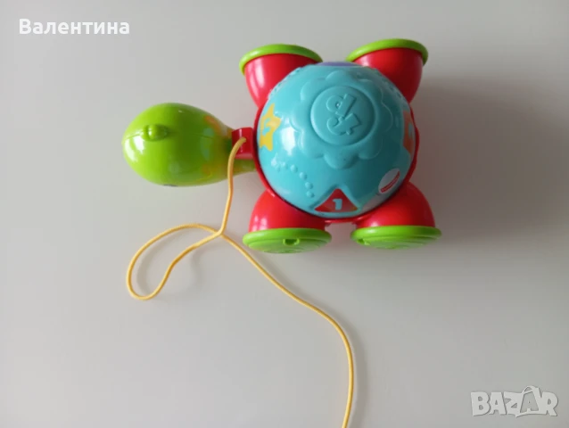 Fisher Price Костенурка за дърпане, снимка 2 - Образователни игри - 51387143
