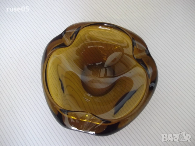 Пепелник стъклен от соца, снимка 2 - Колекции - 54258310