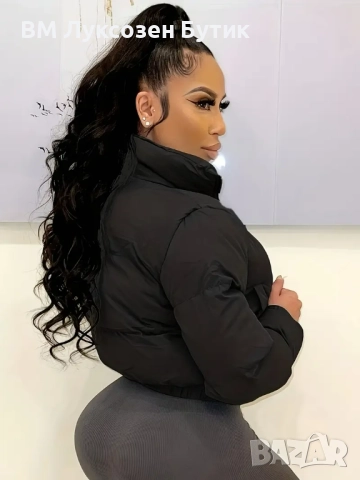 🍂❄️ Късо Дамско Яке за Есен/Зима ❄️🍂, снимка 4 - Якета - 51808998