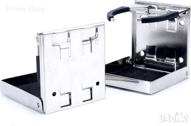 Регулируема сгъваема стойка за чаши BOOMSTART, неръждаема стомана, 2бр., снимка 4 - Аксесоари и консумативи - 53573460