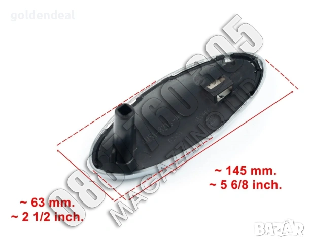 Оригинална Емблема Форд Фокус Куга Транзит Въртяща 4M51-8216-AA, снимка 2 - Аксесоари и консумативи - 53761524