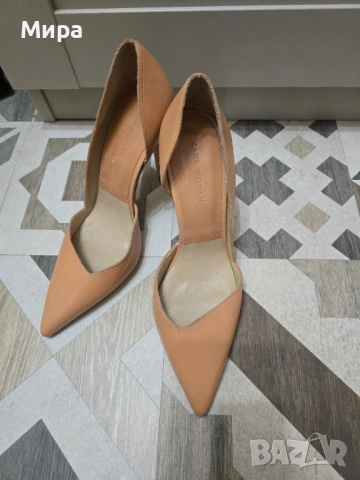 Обувки Зара от естествена кожа , снимка 6 - Детски обувки - 54011603