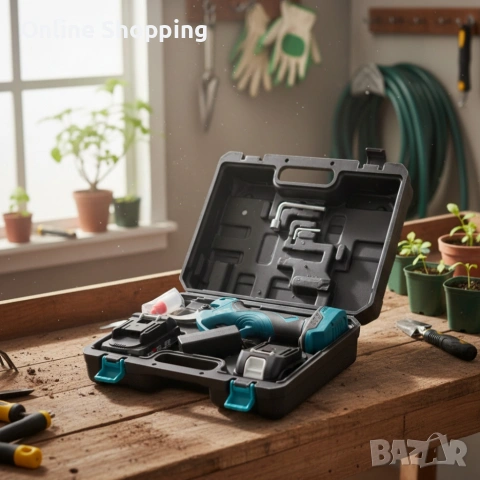 Комплект акумулаторна ножица KraftRoyal с 2 батерии и куфар — мощно и прецизно рязане, снимка 3 - Градински инструменти - 53336248