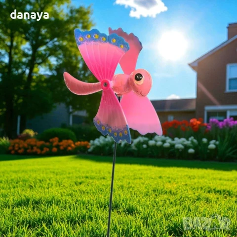 5980 Декоративна градинска въртележка Водно конче, 62 см, снимка 3 - Градински мебели, декорация  - 50837725