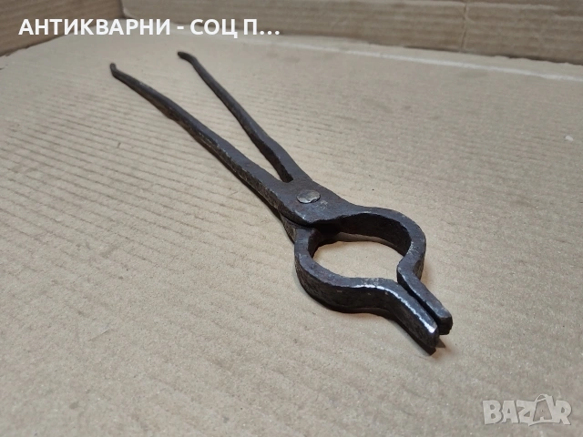 Стари Ковани Ковашки Клещи. / НОМЕР 1762., снимка 4 - Антикварни и старинни предмети - 53991405