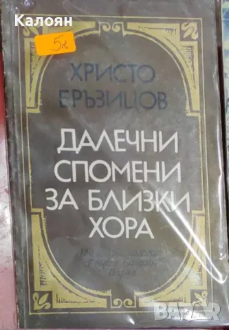 Христо Д. Бръзицов - Далечни спомени за близки хора (1979), снимка 1 - Българска литература - 49633220