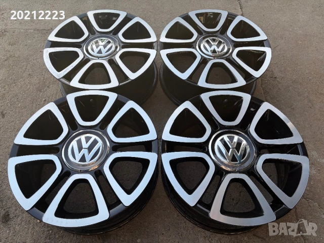 4 броя алуминиеви джанти за Volkswagen UP 16, снимка 3 - Гуми и джанти - 53800260