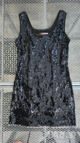 Дамска рокля с паети Vera Lucci размер М, снимка 3 - Рокли - 52860570