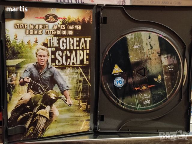 2DVD The Great Escape/Steve McQueen/, снимка 2 - DVD филми - 45642148