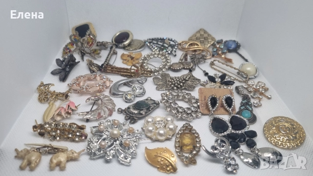 голям лот брошки, снимка 4 - Други - 51616421