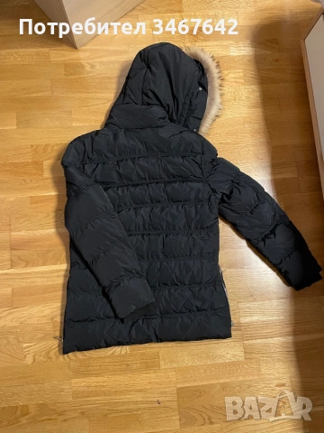 Яке с пухкава качулка, снимка 3 - Якета - 53474547