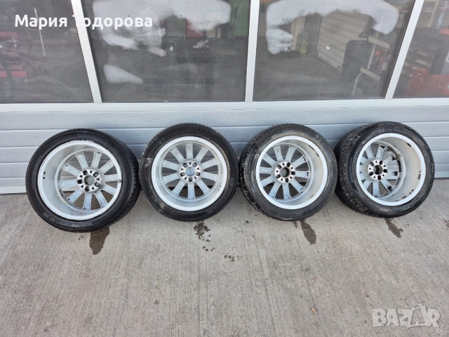 Оригинални джанти с гуми за Мерцедес/Mercedes СПОРТ ПАКЕТ 17'' 5х112, снимка 5 - Гуми и джанти - 53268012