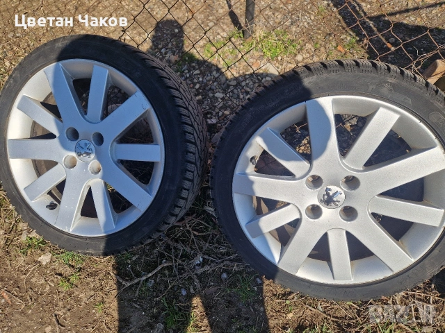Pеugeot 207 джанти с гуми, снимка 3 - Автомобили и джипове - 53763059