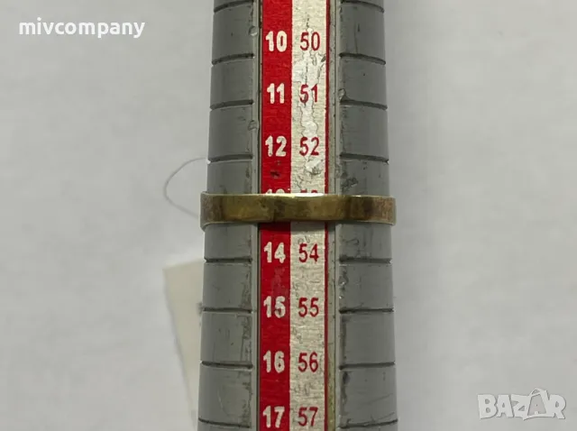 Златен пръстен 1.64гр, снимка 6 - Пръстени - 47259720