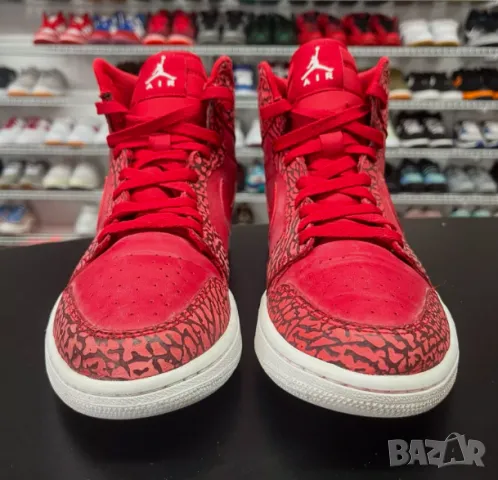 маратонки / кецове  Nike Air Jordan 1 Retro High Red Elephant номер 41 ,5-42, снимка 2 - Маратонки - 50352294