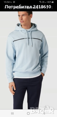 Armani Exchange A/X Milano Cotton  Oversize Mens Size S / M НОВО! ОРИГИНАЛ! Мъжкo Худи!, снимка 15 - Спортни дрехи, екипи - 52350657