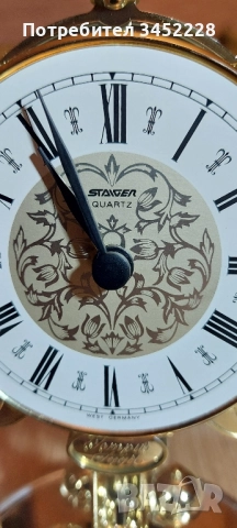 часовник настолен кварцов Германия за ценители , снимка 3 - Антикварни и старинни предмети - 51749755