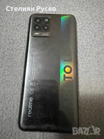 realme 8 rmx3085 смарт телефон 60евро или 117.35 лева -нов дисплей монтиран на 14,02,26г - няма кути, снимка 2 - Други - 53491922