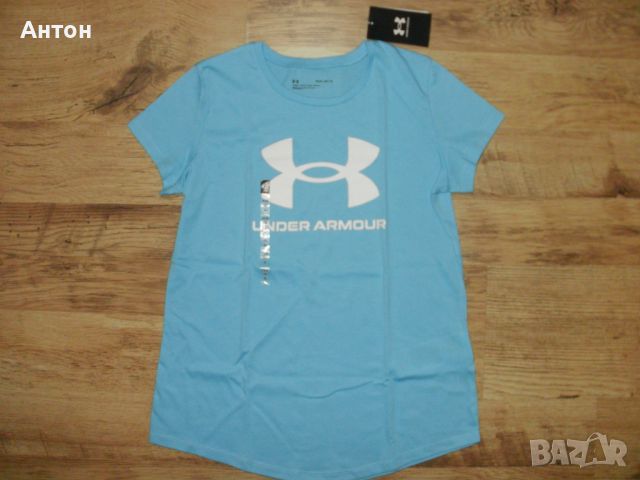 UNDER ARMOUR оригинална юношеска тениска за момиче 13/15г., снимка 12 - Детски тениски и потници - 45891945