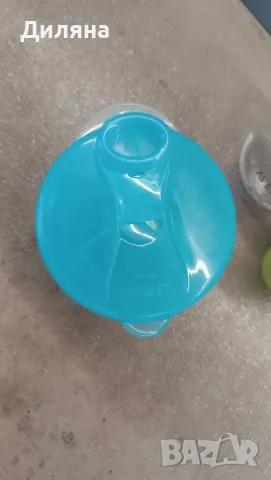 AVENT Купа за съхранение на мляко+стъклено шише и силиконов биберон , снимка 7 - Столчета за хранене - 50217051