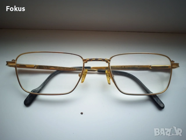Старахотни маркови диоптрични очила Tiffany Lunettes позлата