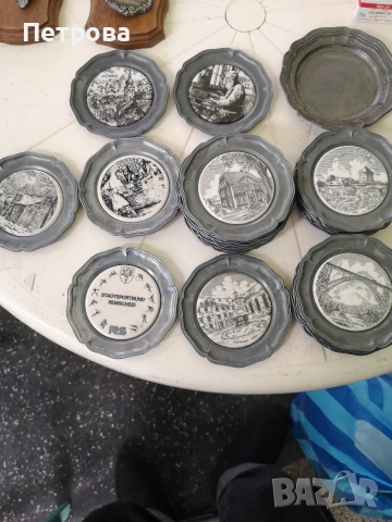 калаени подложки с порцелан. 