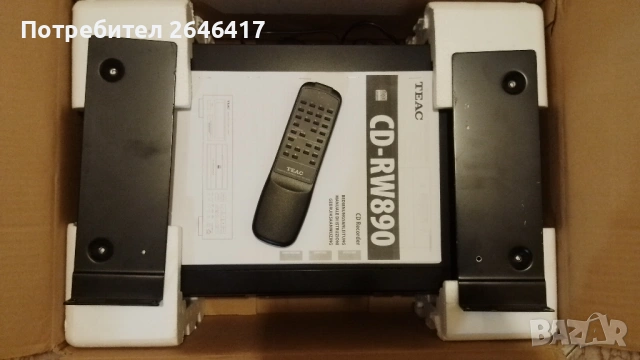 TEAC CD-RW890 recorder Professional, снимка 8 - Ресийвъри, усилватели, смесителни пултове - 53767185