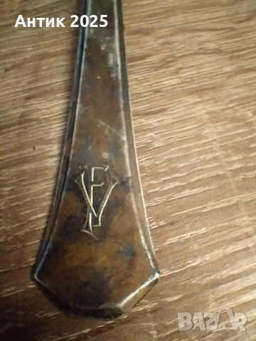 Лъжица за сервиране (половник) WMF, посребрена, Германия, снимка 8 - Антикварни и старинни предмети - 52243042